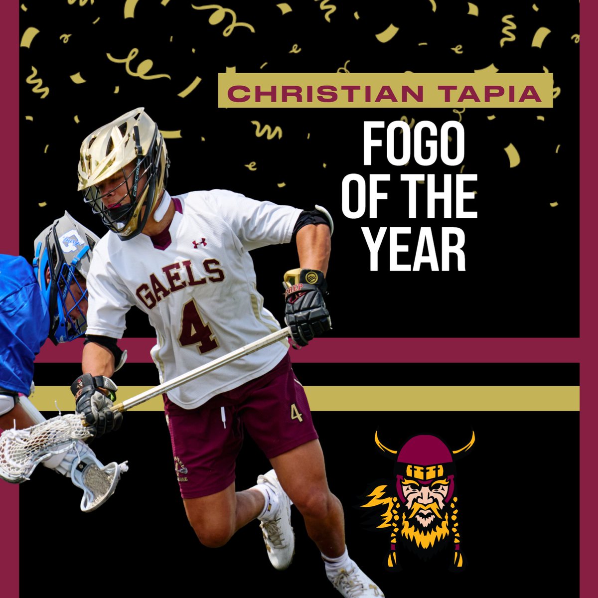 ionapreplax's tweet photo. Congratulations to IP Lax ‘24 Christian Tapia earning the 2023 CHSAA Fogo of the Year #gogaels https://t.co/G0Rahqp0QH
