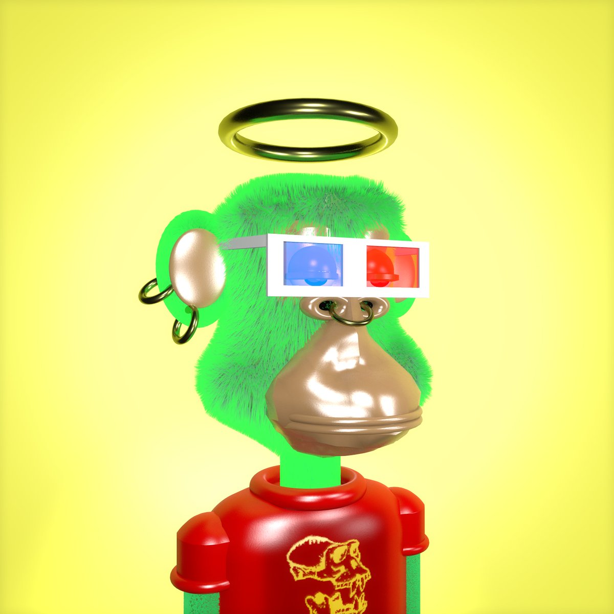 giunft's tweet photo. WildApe_#10 
"Cris" is a one-of-a-kind NFT from the WILD APES CREW collection created by Giu_NFT, and it features a art curator ape that lives in Los Angeles, USA and loves contemporary art.

@WApescrew
@objktcom
#tezos   

LINK👇 https://t.co/x3VQiKZS9o