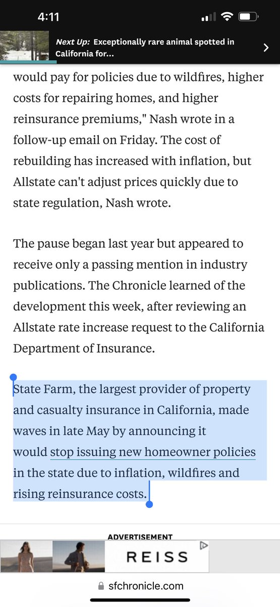Gov. @GavinNewsom boats of California being superior in every way to Texas, Florida and other red states, but people fled the state in record numbers, our mismanaged forests burn out of control, and now Allstate has joined State Farm in refusing to insure any additional homes.