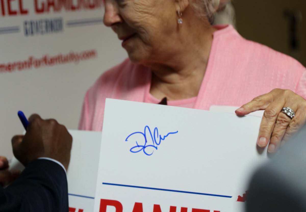 What an incredible day on the campaign trail! It was a true privilege meeting with the wonderful people of Richmond, London, and Shelbyville. Your enthusiasm and support for our bold vision for Kentucky is truly inspiring. Together, we will build a brighter future for all 120