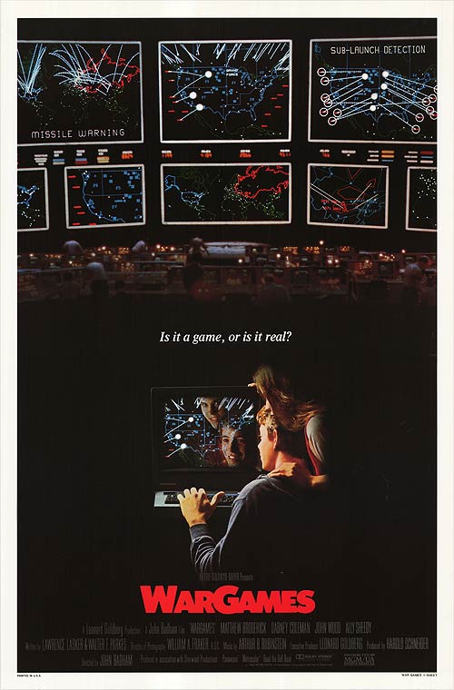 June 3, 1983: 40 years ago, the film WarGames was released in theaters. #80s Shall we play a game?