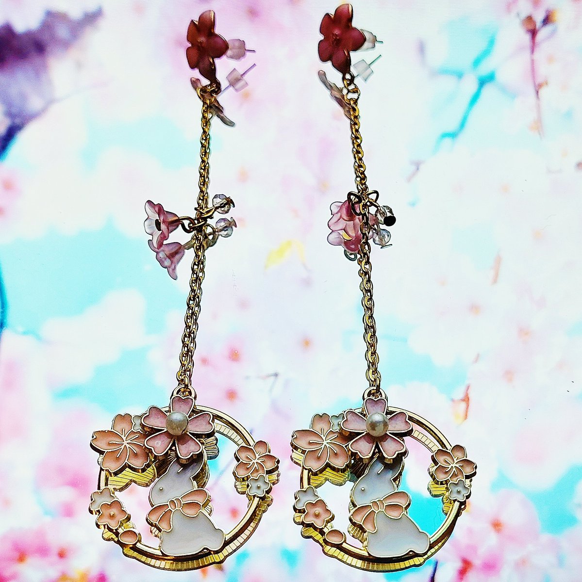 moonlitxpalace's tweet photo. To celebrate the launch of our Luna Earrings, all our Bunny earrings are now 20% off! 💖 https://t.co/bkkDluiNur