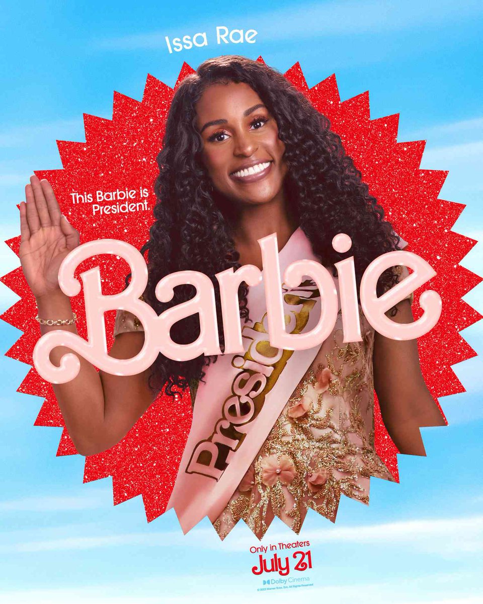 sadofilms's tweet photo. It’s Issa Rae being in two of the biggest movies of the summer for me 🥹😁 https://t.co/tUqXGZ431t