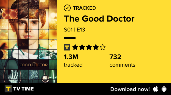 taeuphxria's tweet photo. I've just watched episode S01 | E13 of The Good Doctor! #gooddoctor  https://t.co/jjBGG9vsdu #tvtime https://t.co/dixlkl9i2z