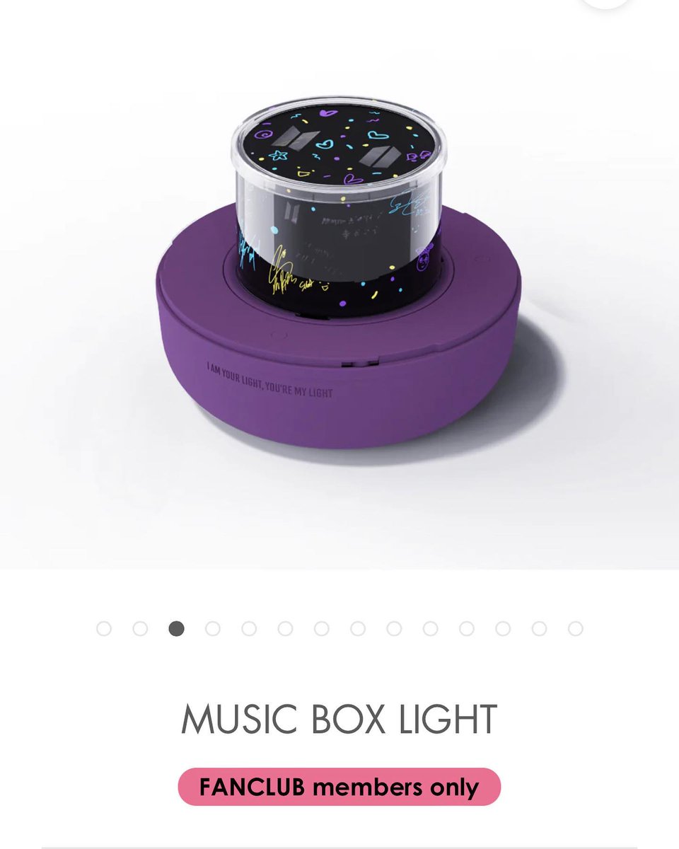 BTS Music Box Light　ミュージックボックスライト ムードライト