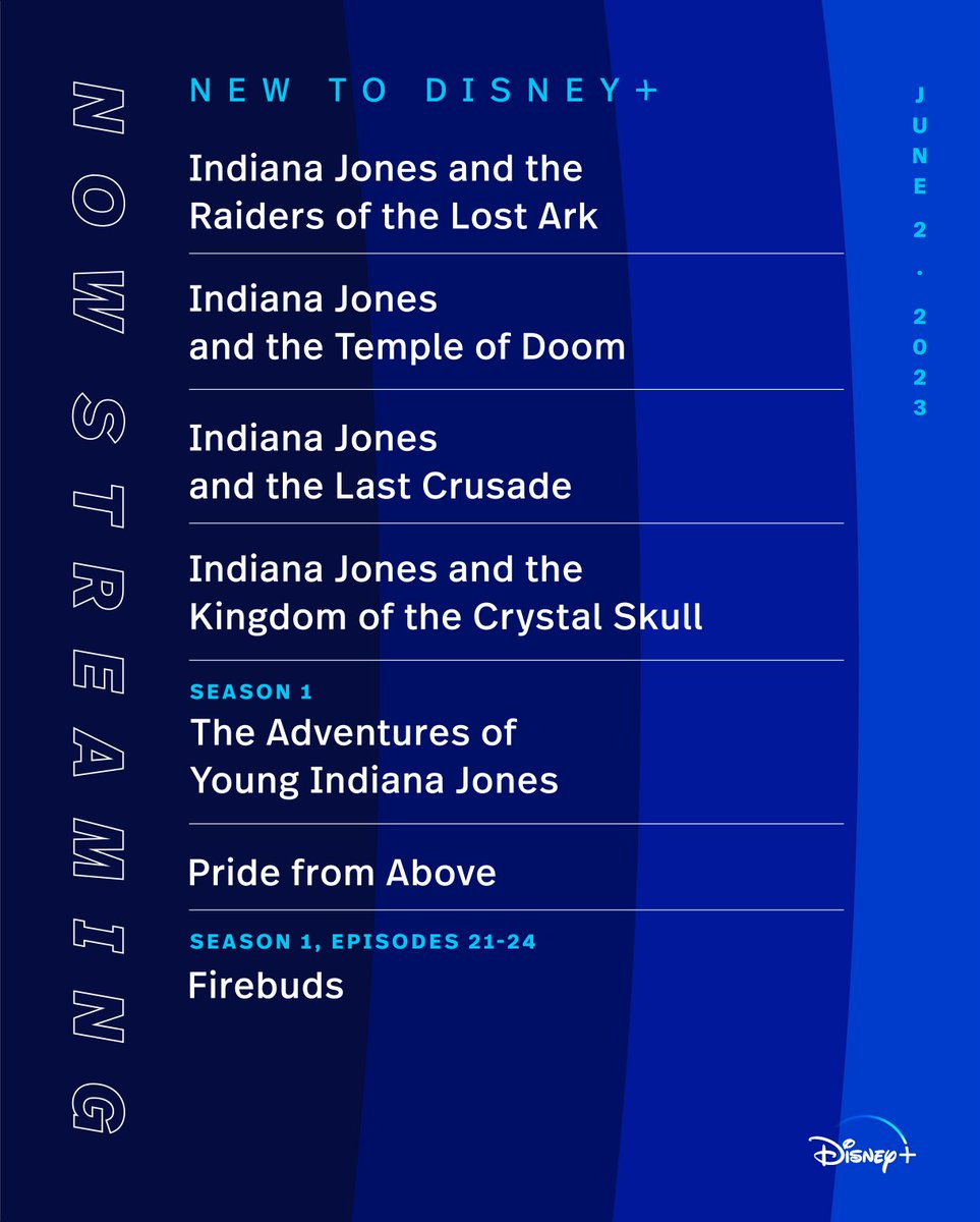 Disney Plus Streaming First Four Indiana Jones Movies