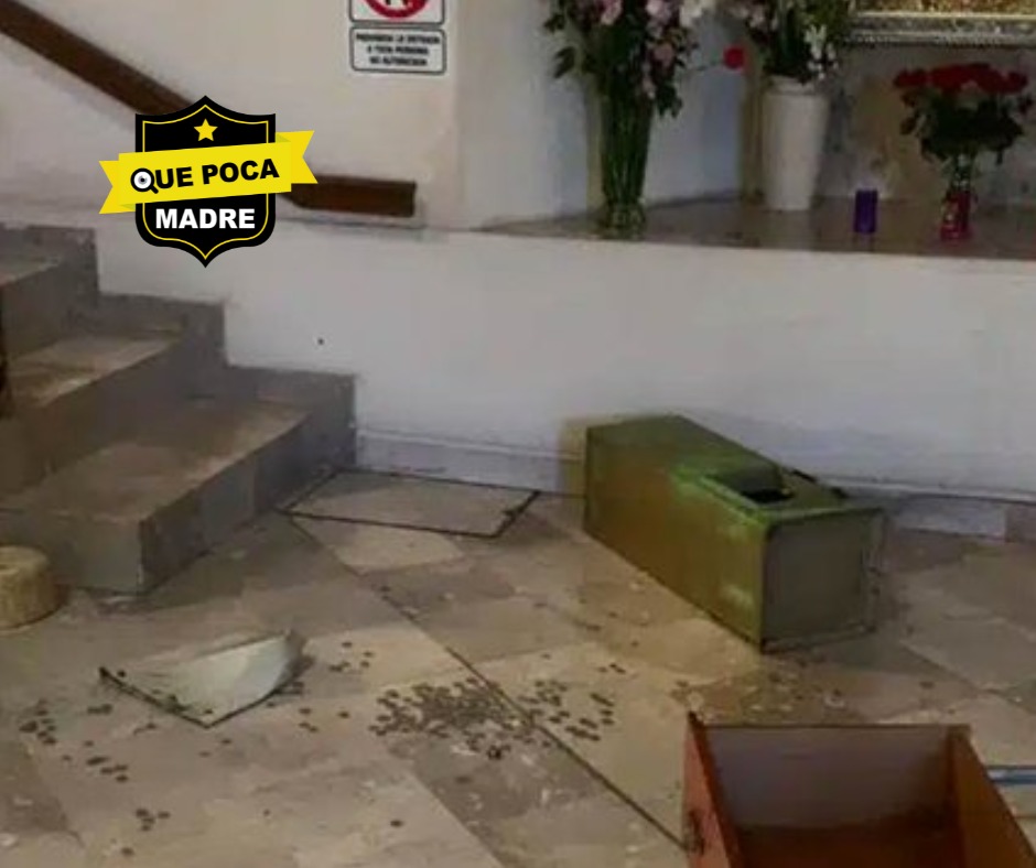 QuePocaMadre_Mx's tweet image. NI #Diosito SE SALVA DE LA DELINCUENCIA ⛪️ 🐭🚨

La @FiscaliaCDMX, inició una carpeta de investigación tras el robo que se registró en una parroquia de la Alcaldía #Iztacalco, #cdmx. Un grupo de individuos irrumpió en la iglesia, donde amagaron con armas de fuego a las personas.