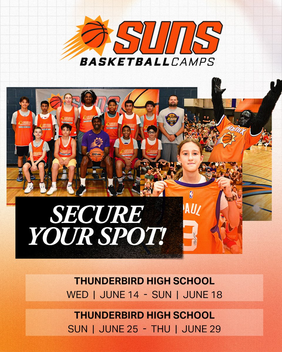 Phoenix Suns on Twitter "Suns Basketball Camps Registration is now