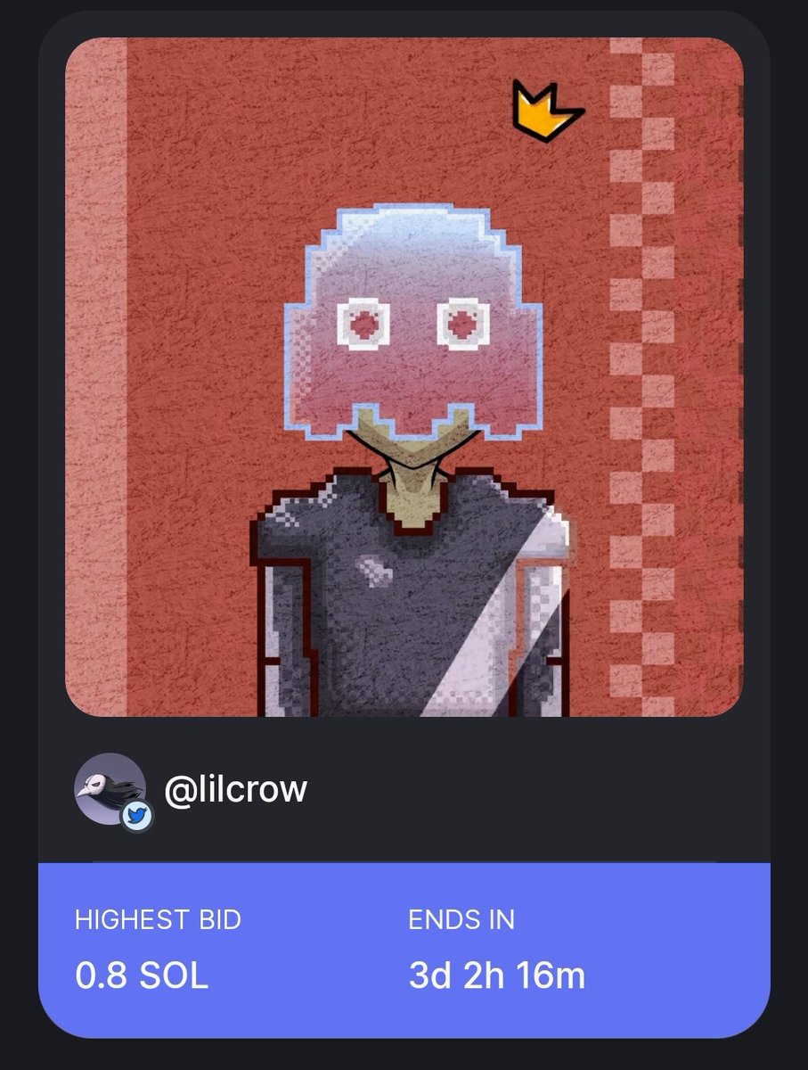 Great friday Masked Homies, A day of Madnesshas started by a new bid !🔥
 Outbidding @YggSpiriT- thank you so much for the support 🫡

Check Masked Madness collection and be part of the family as the road map will be up soon👀

exchange.art/single/27eQKcP…

#NFT #nftart #NFTCommunity