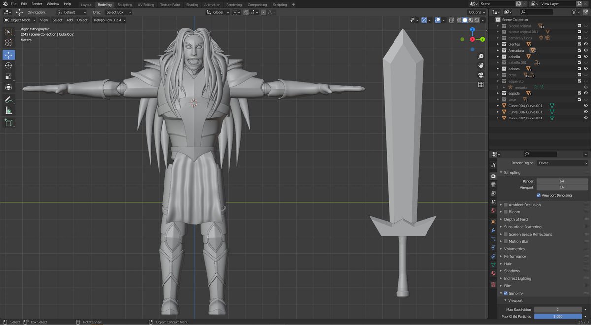 LuisLRDesign's tweet image. This was my first model with textures made in (Texture Paint)
#splinterlands #game #3d #modeling #blender #hive #hiveblockchain #desing #art #3dart #3dmodeling #3dmodel #3d #artwork #art #3dartist #3drender #3dartist #render #diseño #fantasia
peakd.com/hive-174301/@l…