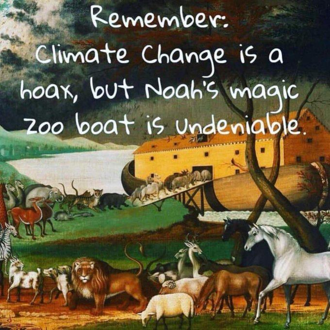 Ellis_Crane's tweet photo. #GoingToHellFor not believing that 10,800 animals (two of each species) could fit on a boat. And that's just the mammals. https://t.co/gEryp5rOoU