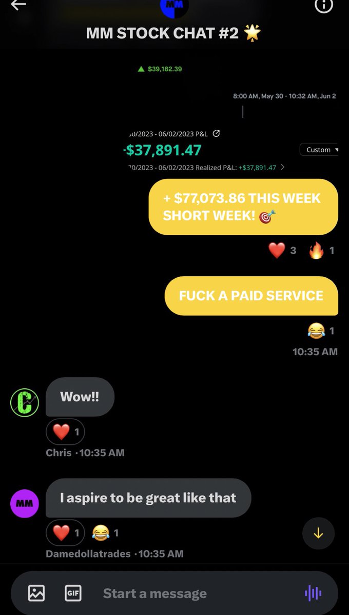 moneymotive888's tweet photo. LIFE CHANGING MONEY WAS MADE THIS WEEK WITH THE NEW GROUP CHAT!! WILL YOU BE NEXT!? 15 SLOTS GOING OUT OVER THE WEEKEND 👀❤️

$SPX $SPY https://t.co/SrAMw2WqHW
