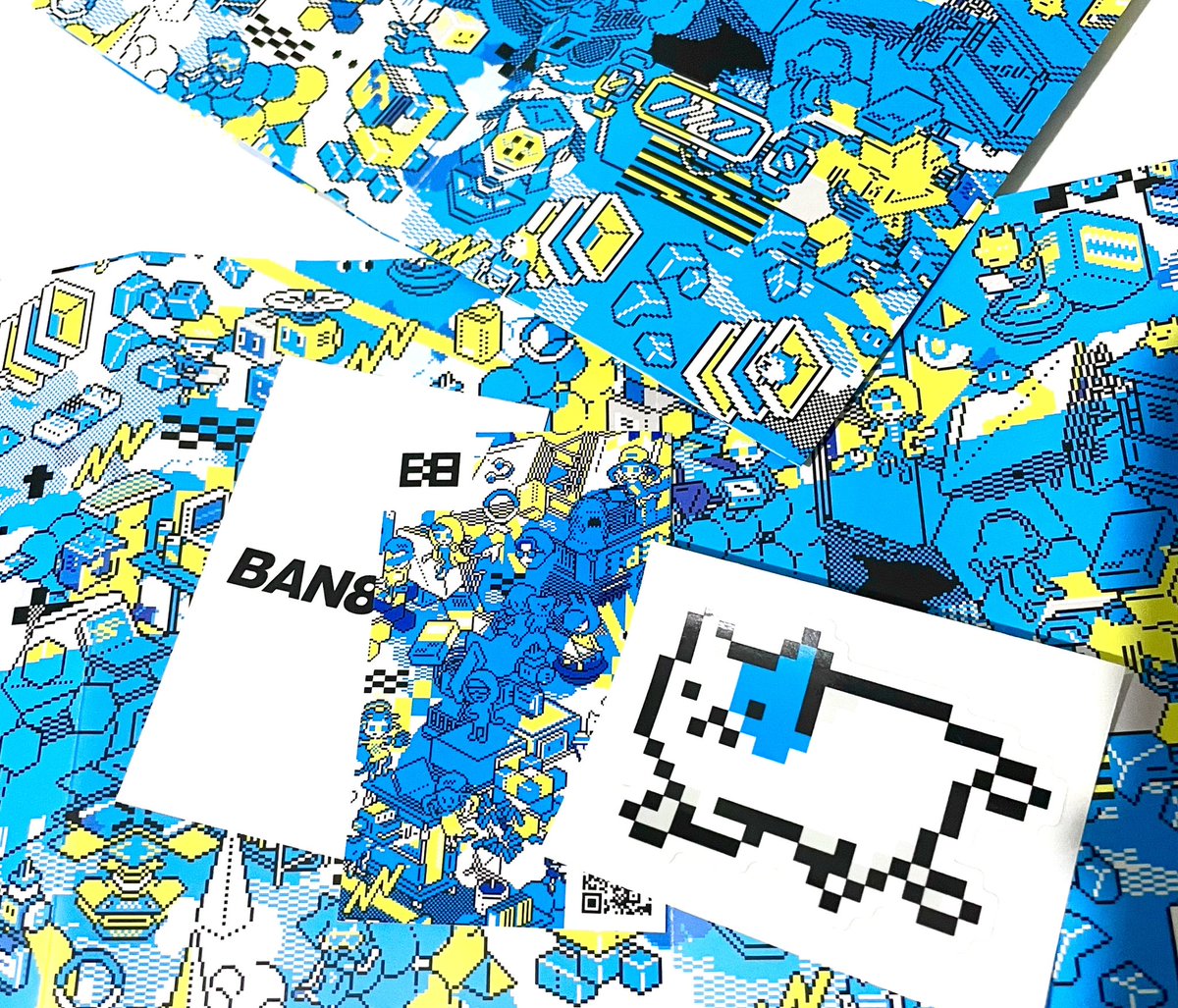 「本日のNFT ART TOKYOですが、 名古屋ー東京間の午前中運休のため、会場」|BAN8KUのイラスト