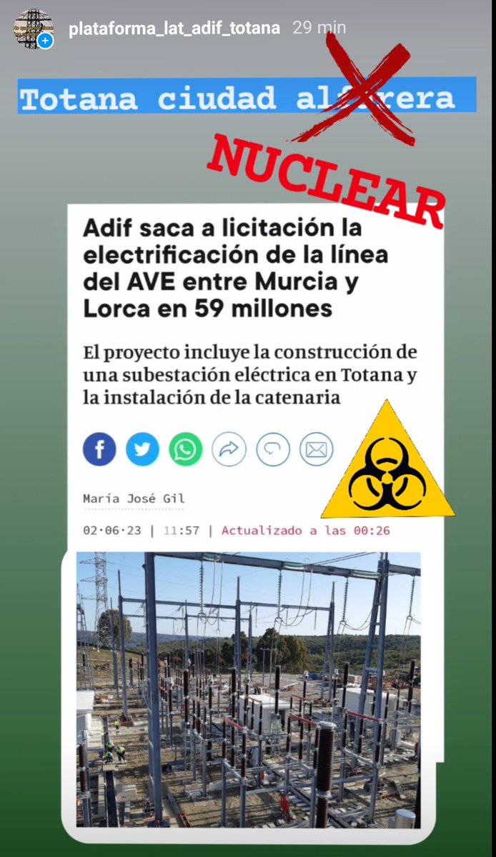 plataformalinea's tweet photo. TOTANA pasa a llamarte
☢️ NUCLEANA ☢️
@IsabelMariaSnc2 @ecologistas @IsaMolinoLpez1 @IUVRM @La1_tve @laSextaTV @banos_alfonso @NuestroMarMenor @pepevelez_ @PedroJoSan95 @sanchezcastejon @PpTotana https://t.co/AyIMFLFMDO