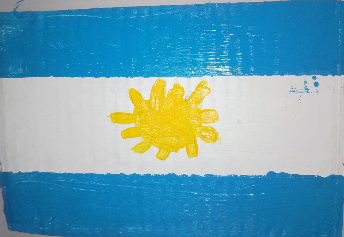 CieMoron's tweet photo. PRODUCCIONES ARTÍSTICAS /ARTES VISUALES: 1ro 2da TT, EES Nº 58 TT
Prof. Gustavo Fachinni
Título: "Trabajando con los colores patrios"
Obras en proceso, pequeño formato.

#ComisionBibliotecariosCIIEMoron
#ComisionOrganizadoraFeria  
#BAeducacion 
#InspeccionEducacionArtisticaMoron https://t.co/g6m6D5jyy5