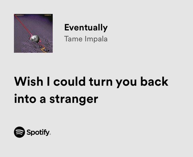 tame impala / eventually