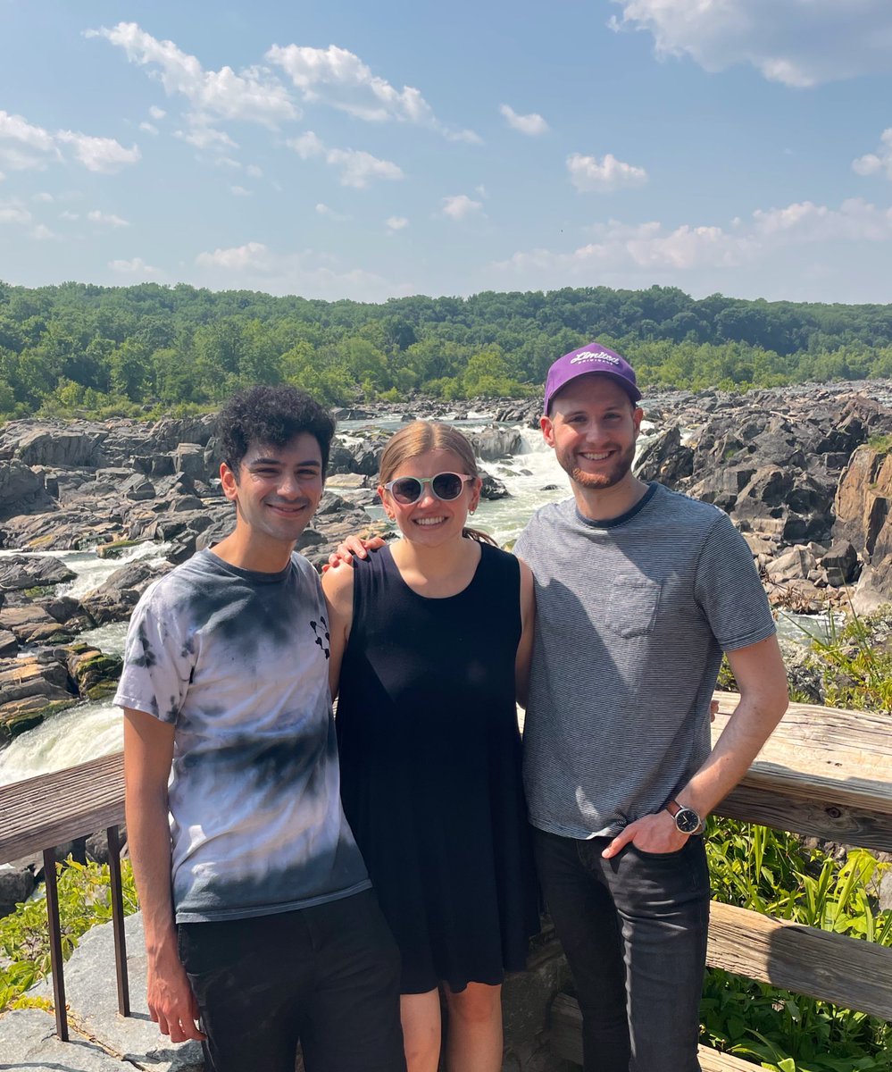 DrPhilipAdams's tweet photo. Hiking at Great Falls National Park β start of summer party and a proper send off for postbac Emily Petroni (off to start medical school @VUMC_Medicine #VandyMed)!! Glad to celebrate with @storzlab!! #AdamsLab @NIH @NICHD_NIH https://t.co/WxAUZvfHIF