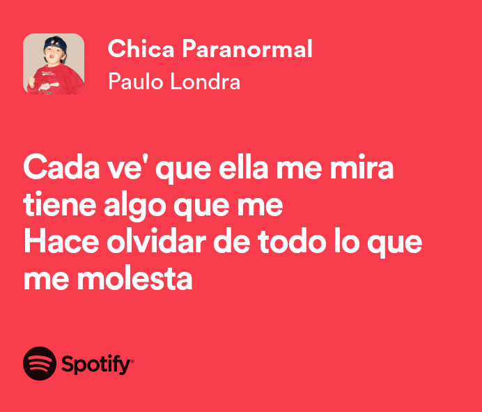 Chica Paranormal ~ Paulo Londra 🤍