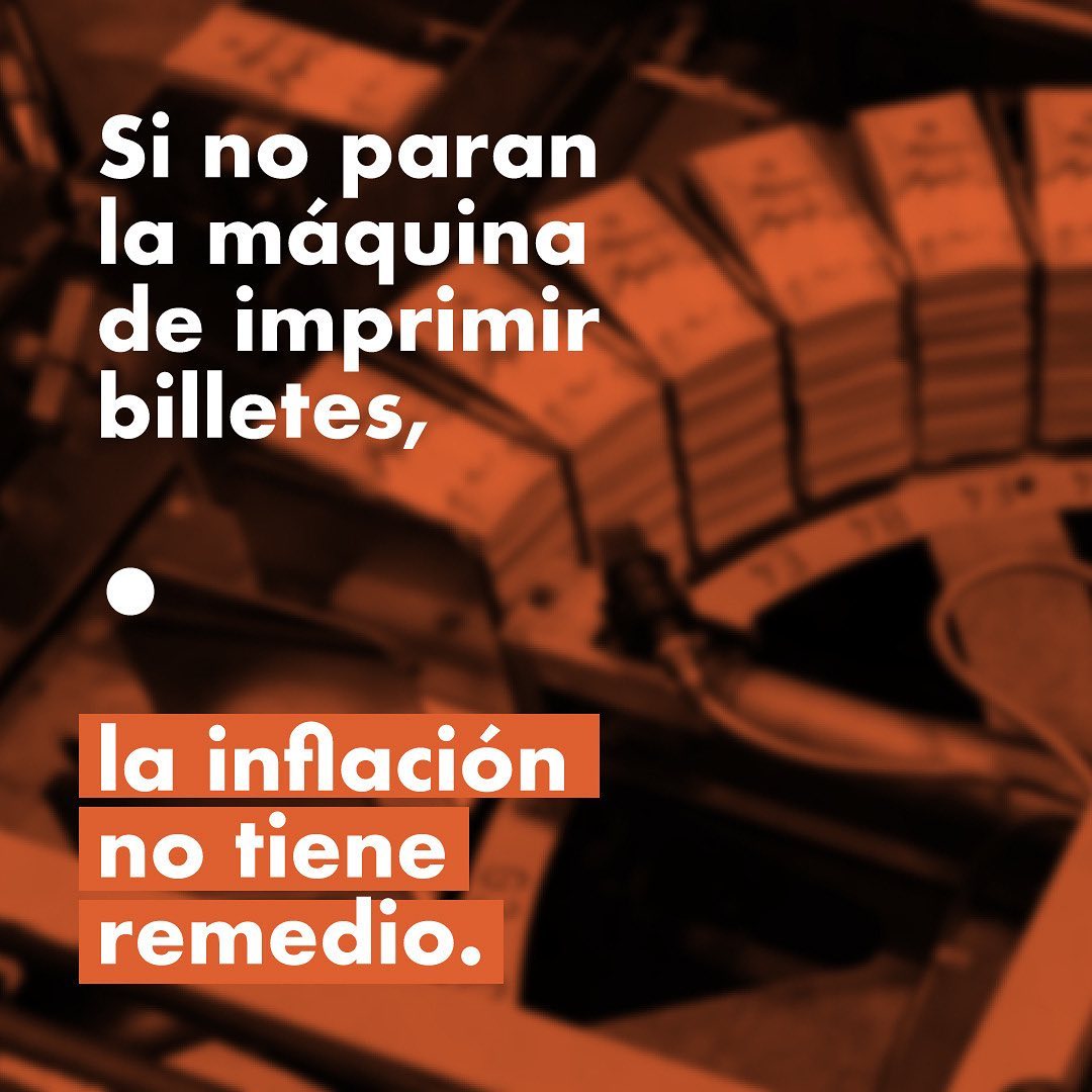 FuerzaLibCente's tweet photo. ¡LA INFLACIÓN ES SIEMPRE Y EN TODO LUGAR UN FENÓMENO MONETARIO!

🔥 En los últimos 12 meses la inflación alcanzó la inaceptable cifra del 108,8%

💛 ¡EXISTE UN FUTURO MEJOR SÓLO SI ES LIBERAL! 💛🐍

🇦🇷 | Javier MILEI - PRESIDENTE
🇦🇷 | Victoria VILLARRUEL - VICEPRESIDENTE
@JMilei https://t.co/PQ3C0vyzcD