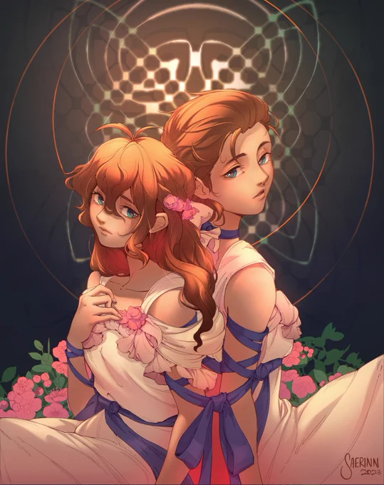Commission I did of a client's FE3h OCs!