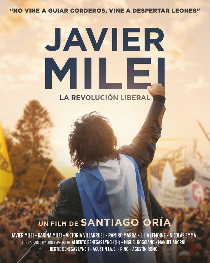 FuerzaLibCente's tweet photo. 🎬 SE VIENE EL DOCUMENTAL DE JAVIER MILEI 🇦🇷

🦁 PRÓXIMAMENTE...
El largometraje documental sobre el FENÓMENO que está ocupando la CENTRALIDAD de la política argentina.
CC: @Santiago_Oria 
@JMilei https://t.co/x1sLATV4Ns