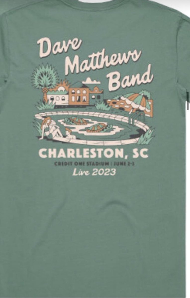 Concertvids34 on Twitter "Weekend Charleston TShirt for dmb"