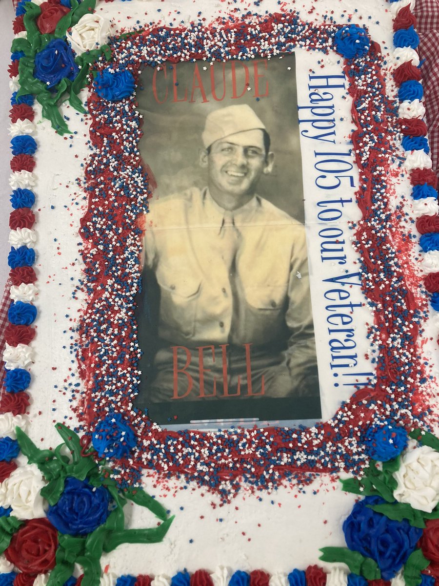 AshleyLCrockett's tweet photo. One of the oldest World War II veterans in Arkansas celebrates his 105th birthday. Be sure sure to check out his story and celebration coming up this evening. #kark4 #fox16 #arnews https://t.co/01waZQuwdy