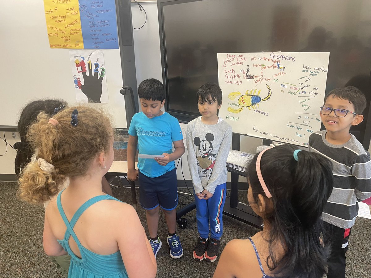 MsWarren1st's tweet photo. Bugs, bugs, and more bugs! They were SO excited to present their projects to other first graders. https://t.co/mYiWy67fq9
