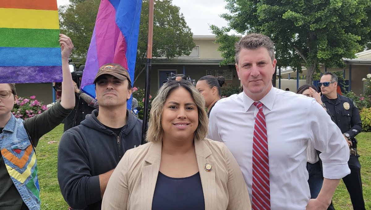 SenatorMenjivar's tweet photo. It’s 2023 &amp; our children are still dealing with discrimination &amp; hate. But at Saticoy Elementary the majority stood in support of LGBTQ+ folks &amp; families. As the proud lesbian Latina serving #SFV, my goal is to increase recognition of our LGBTQ+ community. https://t.co/bpyTK3nxZz https://t.co/J9lqbELdxF