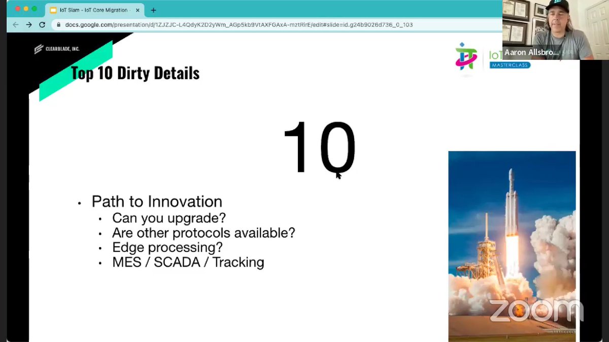 IoTchannel's tweet photo. Missed @ClearBlade #IoTMasterClass – The Dirty Details of IoT Core Migration – presented by CTO @AAllsbrook. Here is another chance to relive this cutting edge presentation as the industry counts down the days to the IoT Core Migration.
https://t.co/ch0THIYhlc
#IoTCommunity#IoT https://t.co/KlbraO5lVy