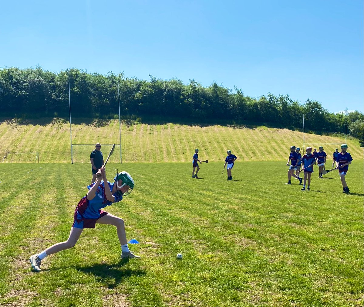 FermanaghGames's tweet photo. A great day of hurling @ Lissan, over 100 Yr8/9 boys playing 11/13 aside matches
Well down to @St_Michaels_Ekn @StKevinCollege @MaguircDean &amp; St Aidan’s Derrylin

Thanks to the Schs &amp; our coaches @keithreilly57 @ultan_kelm @UlsterGAA Patrick Delaney &amp; Referee Michael Rafferty👏👏 https://t.co/HK3MWEB0BG