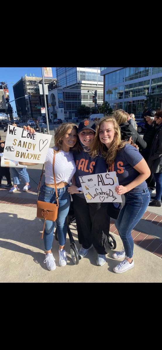 KylanMorris1's tweet photo. The last 2 yrs of #LouGehrigDay has been a celebratory marker for my family & friends. Regardless of the ALS rollercoaster we were on- it was always a happy day at the ball game⚾️ Today is different, but I know my best gal will meet me at the stadium💫#4Sandy #4Bryan #4Lou #4ALS https://t.co/t573CJ7cOC