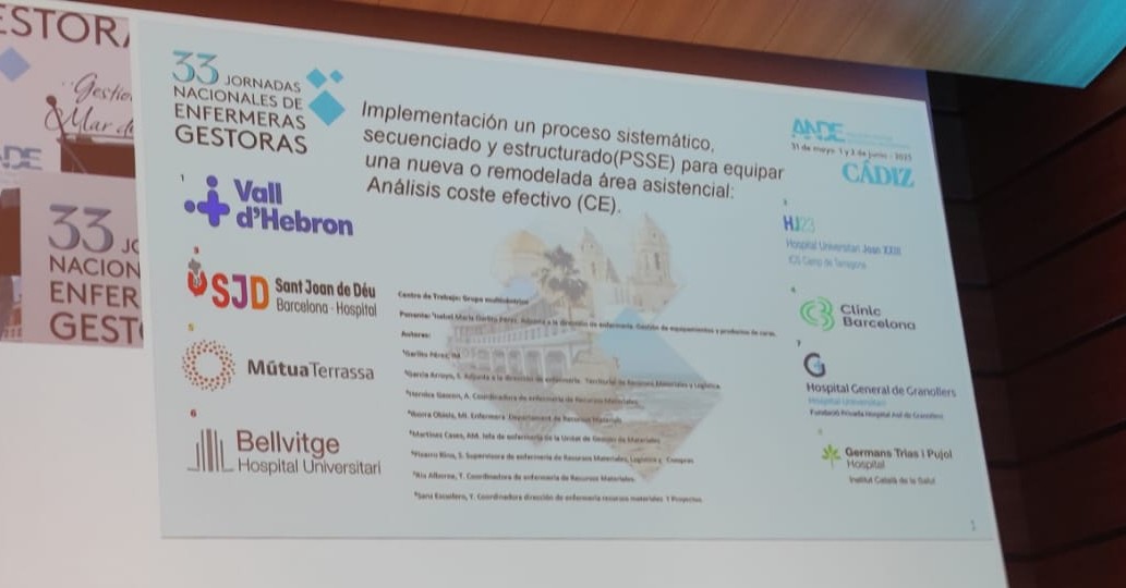 sandrap46830674's tweet photo. Presentación de comunicación #33ande Grupo multicéntrico de enfermeras gestoras de Recursos Materiales...qué realiza nuestra figura en la apertura de una nueva unidad ?..
#hbellvitge #hospitalenxarxa #orgullbellvitge https://t.co/rEBcL3isIH