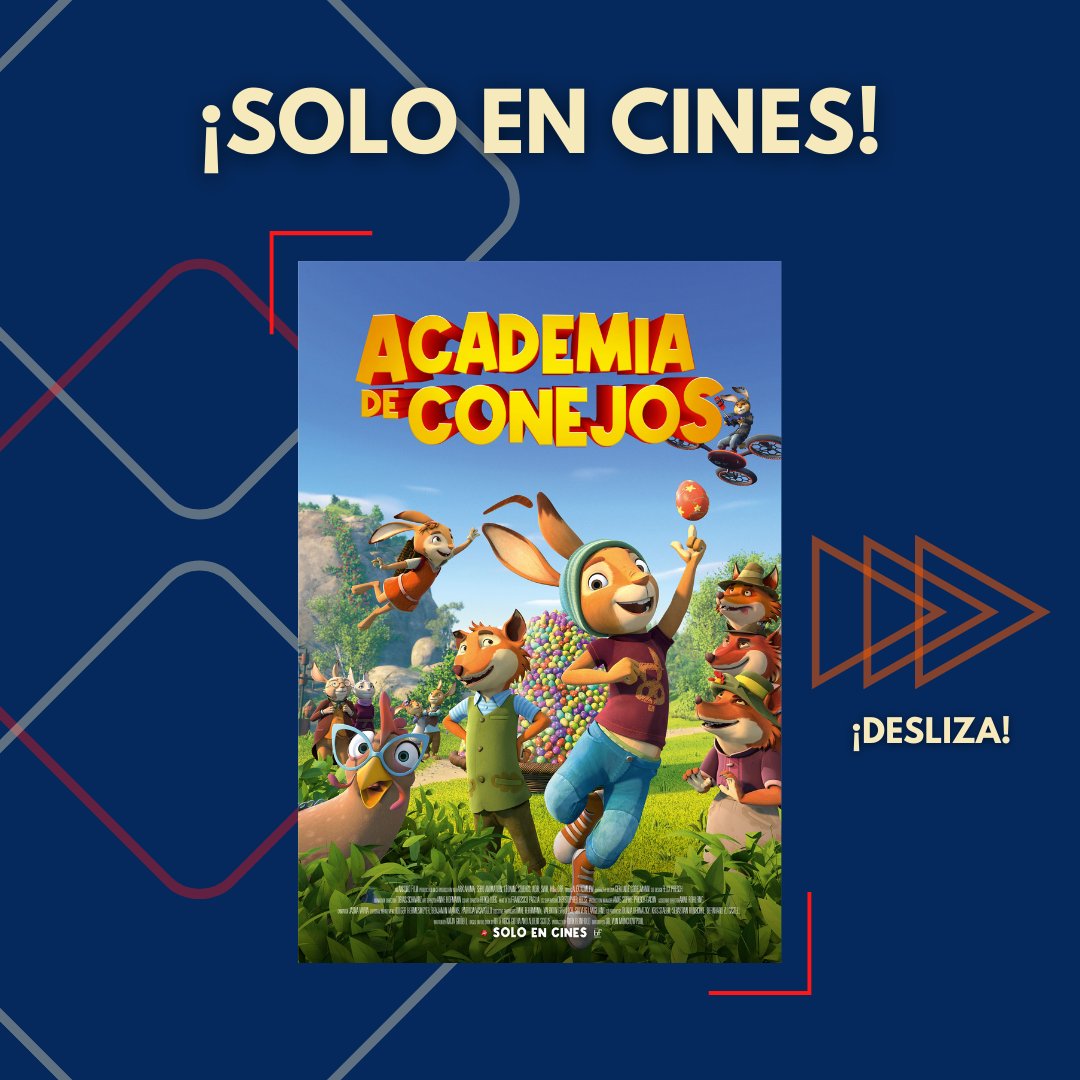 MundoDPelicula's tweet photo. No olvides que en estas salas de cine puedes disfrutar de la historia que esconde #AcademiaDeConejos 🎬🍿

¿Llevarás a los más pequeños de la casa a conocer a Max?👀🐰

#Venezuela #CineFamiliar #RabbitAcademy https://t.co/WhpAWNAxGu