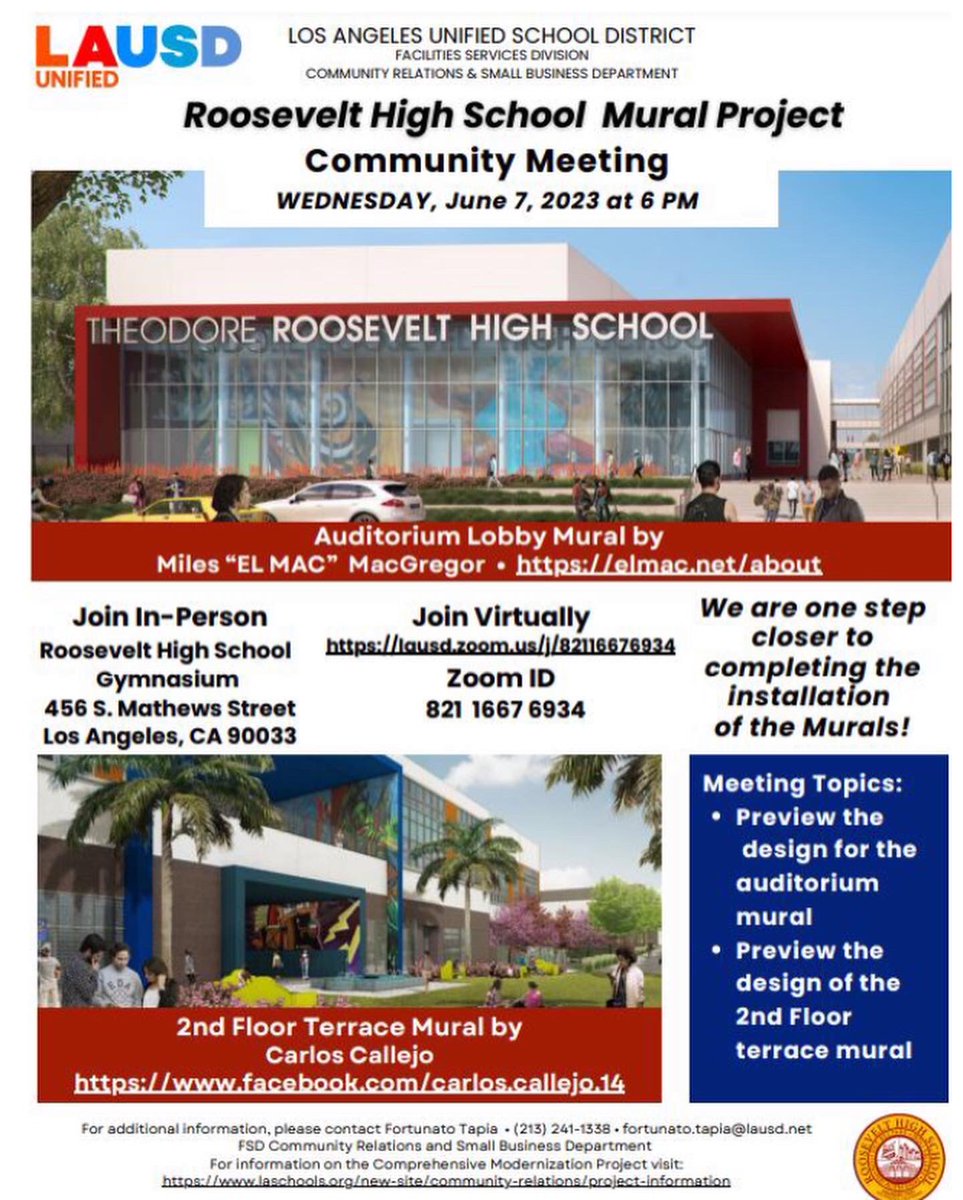 Roosevelt HS Mural project