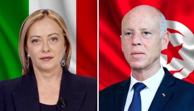 #Tunisia: #Italian PM <a href="/GiorgiaMeloni/">Giorgia Meloni</a> is making an official visit to the country next week, said <a href="/TnPresidency/">Tunisian Presidency - الرئاسة التونسية</a>, as it reported phone call with President Saied which discussed his initiative to hold high-level conference between states affected by migration. tinyurl.com/2p8f2bny
