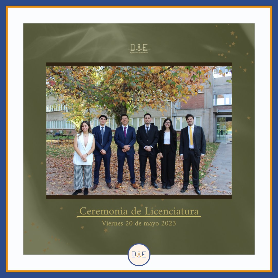 REPOST || Instagram <a href="/UcElectrica/">Departamento de Ingeniería Eléctrica UC</a> ||

El pasado 20 de mayo se realizó la Ceremonia de Licenciatura 2023-1. Felicitamos a todas y todos nuestros graduados 🤩💡 qué orgullo! 🙌🏼

Revisa las fotos en nuestro Instagram <a href="/ucelectrica/">Departamento de Ingeniería Eléctrica UC</a>🍕🥰