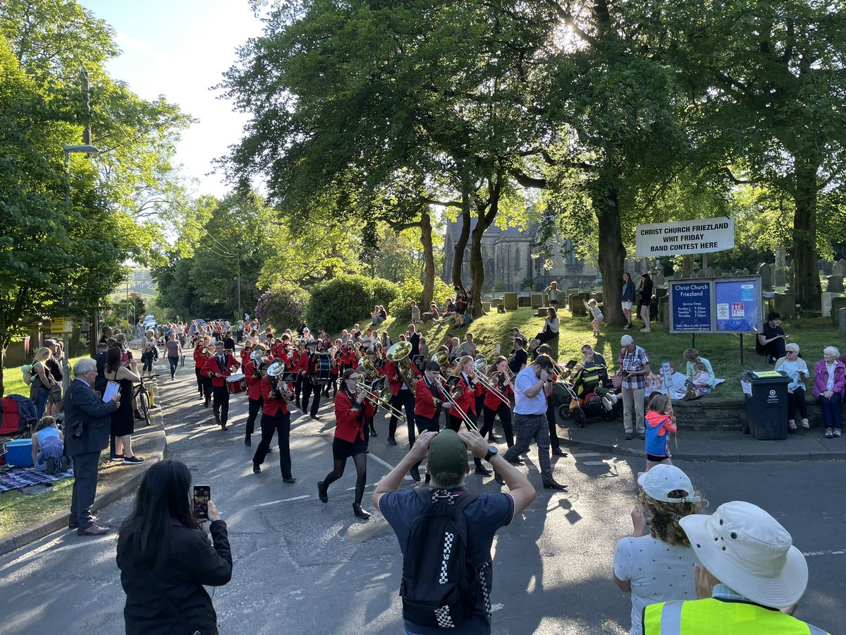 Our friends <a href="/dobcross_youth/">Dobcross Youth Band</a> at Friezland contest