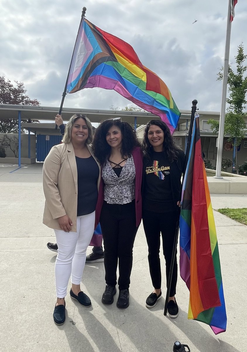 We showed up in peace at Saticoy Elementary to uplift our LGBTQ siblings. There is no indoctrination. We want all families to be included and celebrated. Some families have two Moms, two Dads, two parents or one parent.  It’s really as simple as love is love.