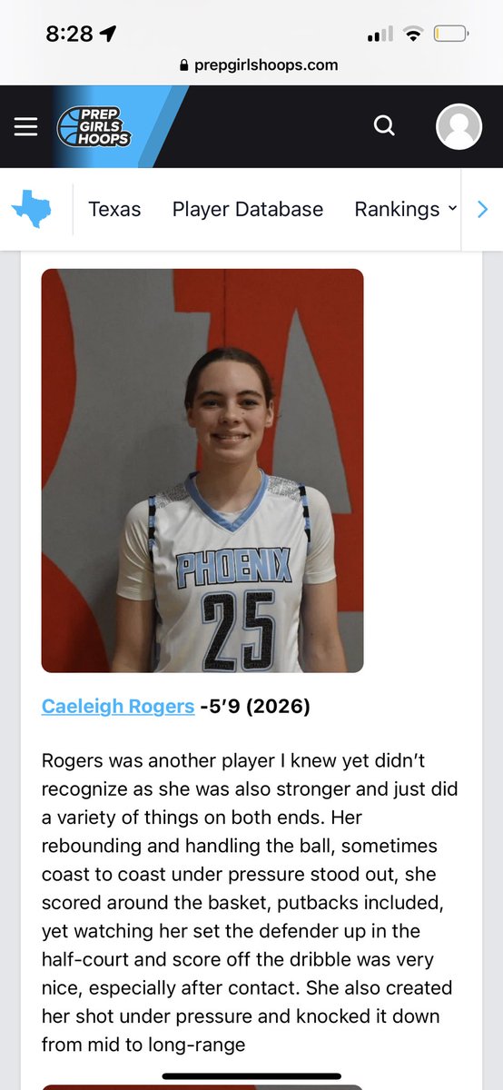 phoenixselect's tweet photo. Phoenix Gold 17U guard @CaeleighRogers 
2026 from @CPLadyWolves 
Phoenix since 5th grade!
#phoenixProud https://t.co/VqtMeyDtaM