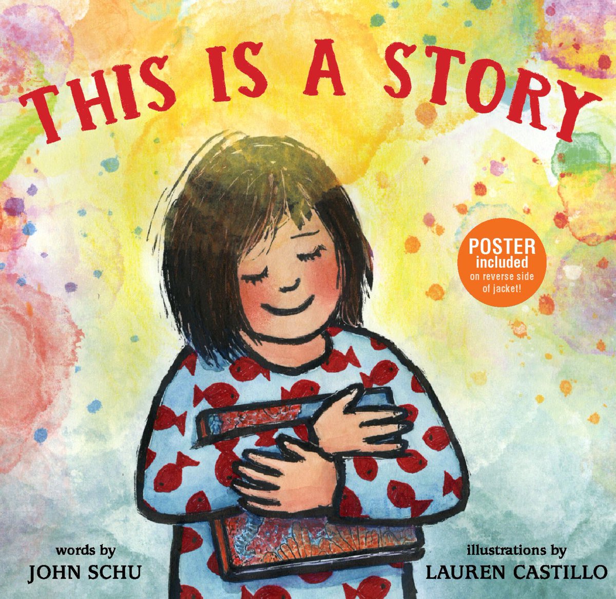 Today is teacher-librarian <a href="/jallen_jaime/">Jaime Allen</a>’s birthday! I surprised her by stopping by her school to hand-deliver a copy of This Is a Story!