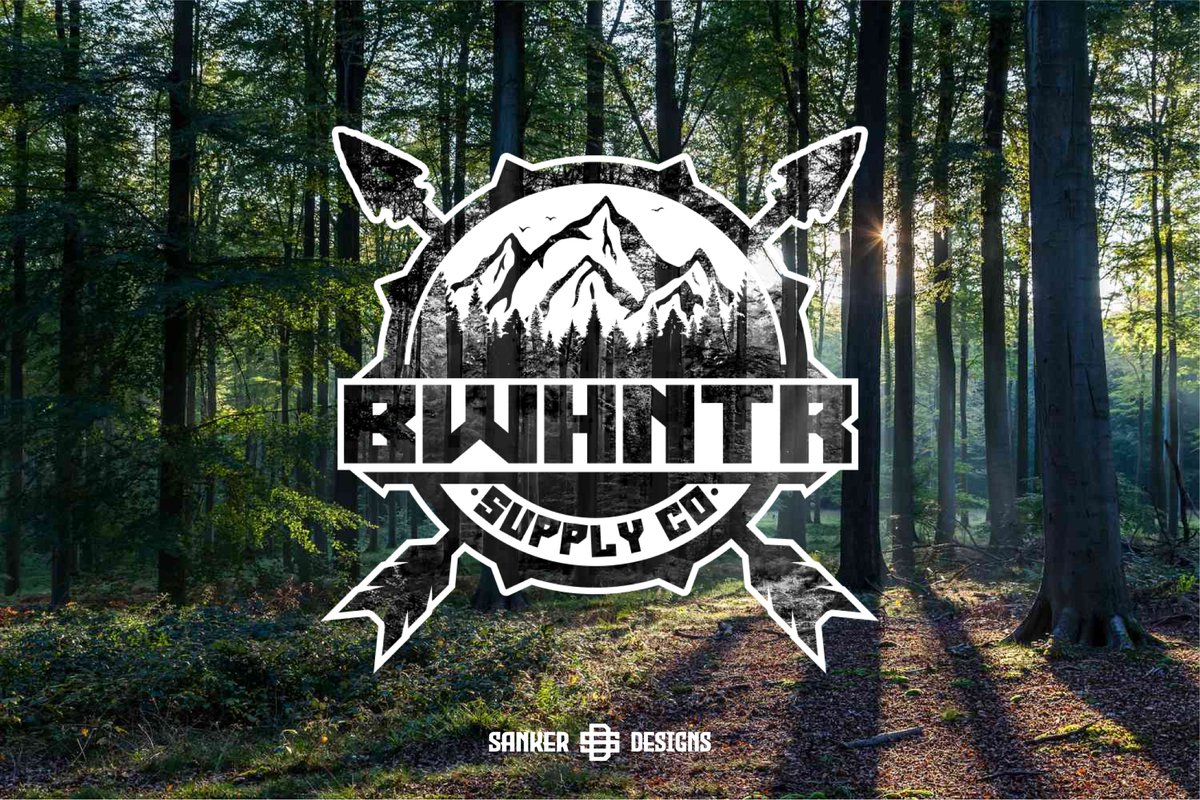 SankerDesigns's tweet photo. BWHNTR Suppy Co. makes apparel for the outdoorsmen and women. They approached us looking for a rugged logo that encompassed who they were, and we delivered!

#HappyFriday #BWHNTR #Bowhunter #bowhunting #outdoorsman #greatoutdoors #ruggedlogo https://t.co/tpmbtM5oIZ