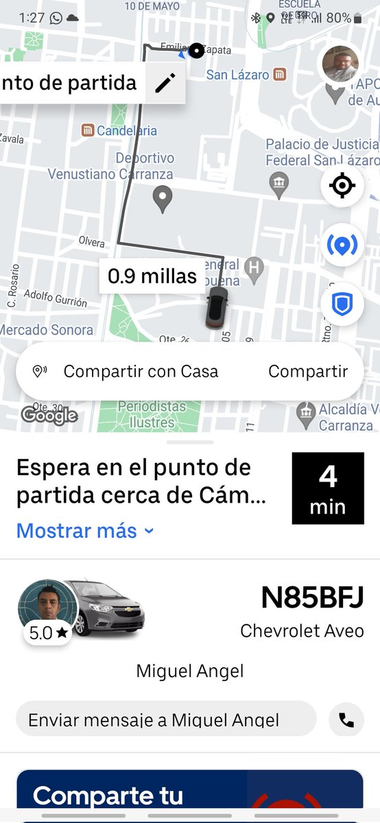 alfredoro83's tweet photo. @Uber_MEX porque tengo que pagar yo la cancelacion cuando tengo esperando al tipo 25 minutos y no se mueve de donde está ya le mande mensaje  y ya no me responde https://t.co/8fhHGcVk90