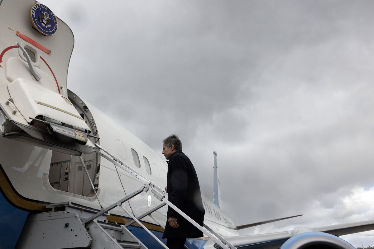 Headed back to Washington after a productive day in Finland. U.S.-Finnish relations are stronger than ever, and as <a href="/NATO/">NATO</a> Allies, we will continue to collaborate on the most pressing challenges of our time, including in our unwavering support of Ukraine.