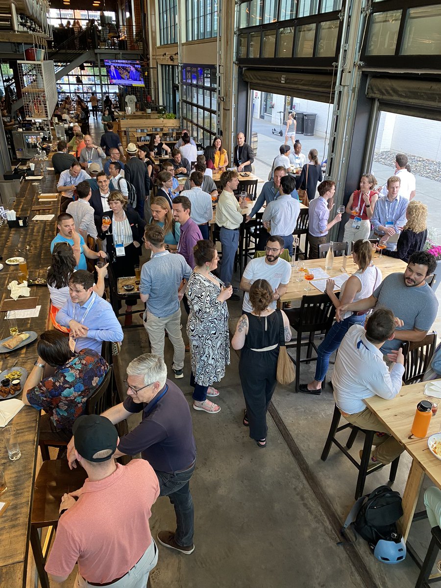 Thanks for joining us at our happy hour last night! The Trolley Barn was such a great venue, and the walk down the #railtrail was fun too. #CNU31 #Charlotte