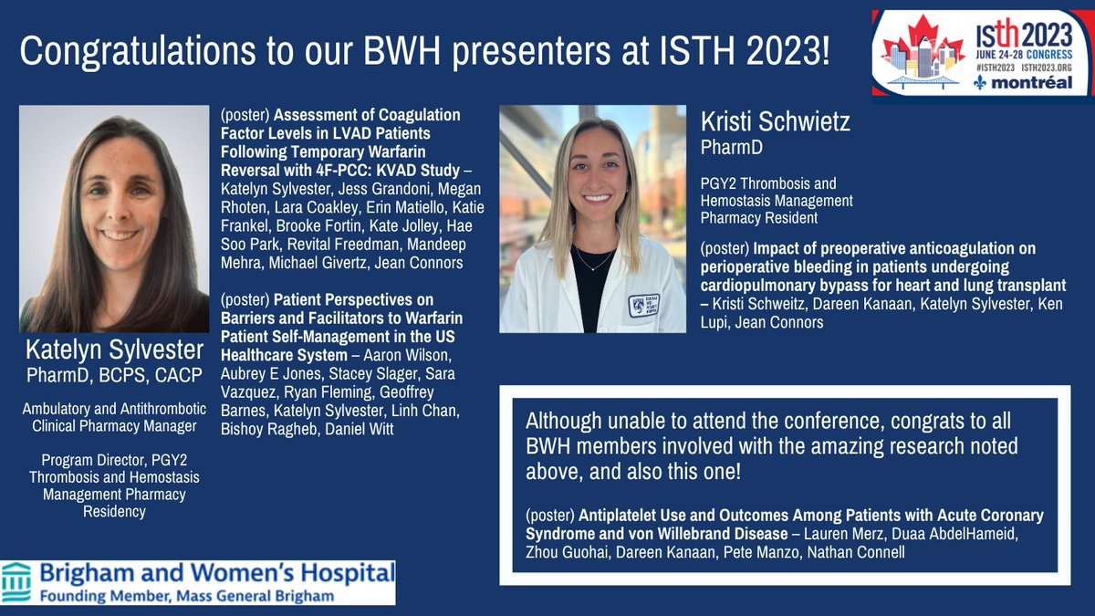 Brigham and Women’s (BWH) Pharmacy Department tweet media