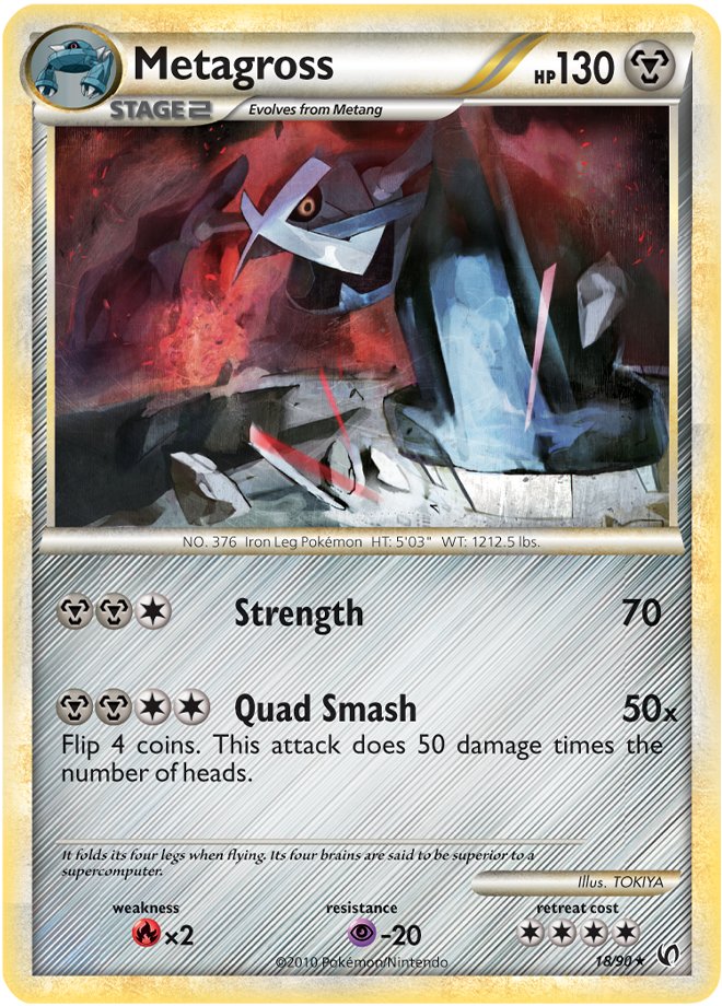 PokemonTCG's tweet photo. It folds its four legs when flying. Its four brains are said to be superior to a supercomputer. #TCGthrowback https://t.co/YdYcdunNlA