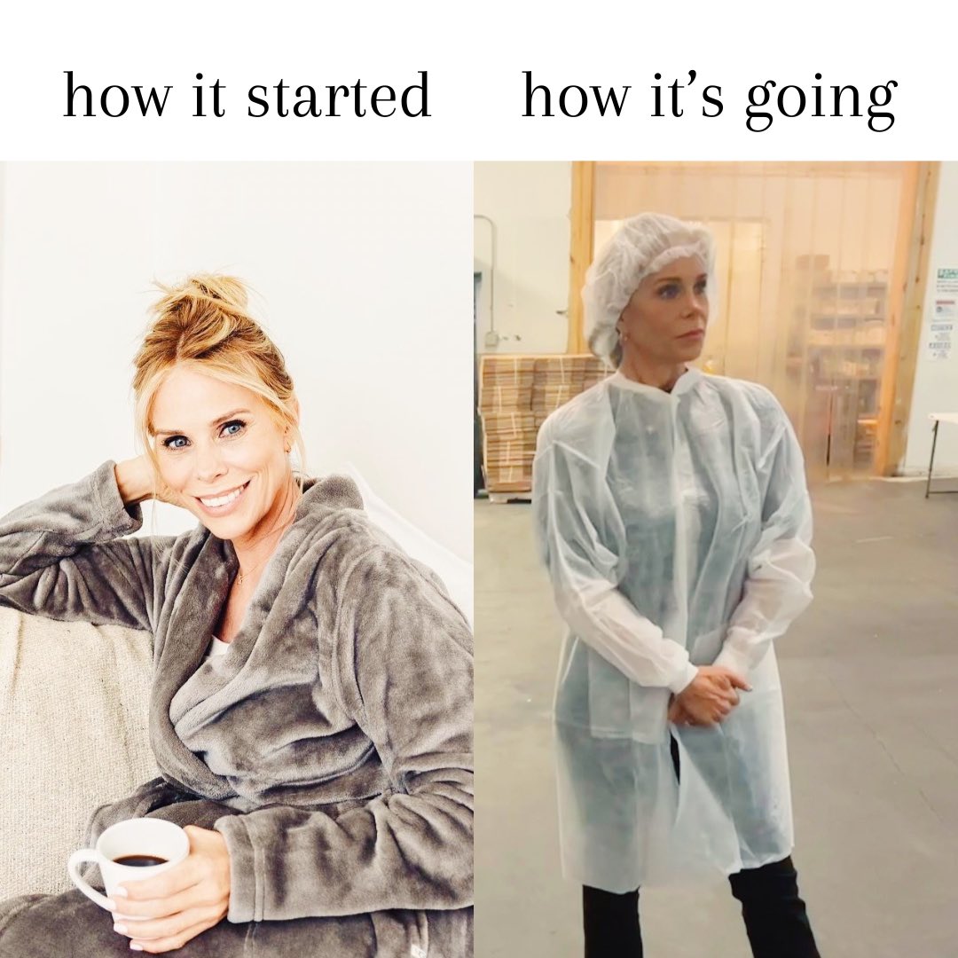 Who knew starting a self-care collection would involve hairnets & hard work! 😂😂😂 So excited to be on this Hines+Young journey with my family! See what it’s all about! Link in bio 🌴🌼 #hinesandyoung #howitstarted #howitsgoing #cleanbeauty
