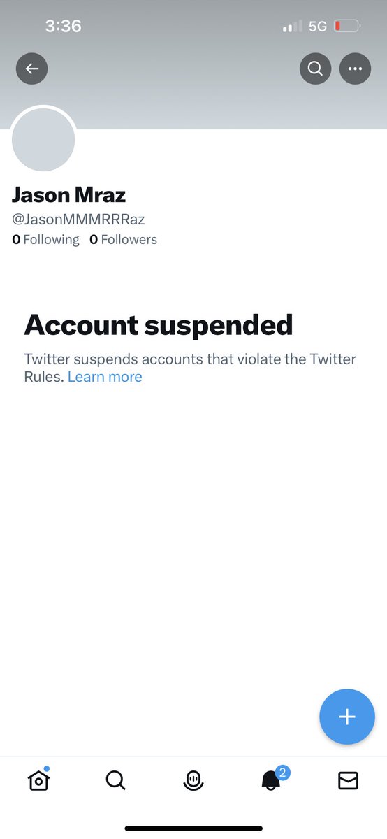 Fake #JasonMraz followed me then got suspended 😂 silly fake Jason