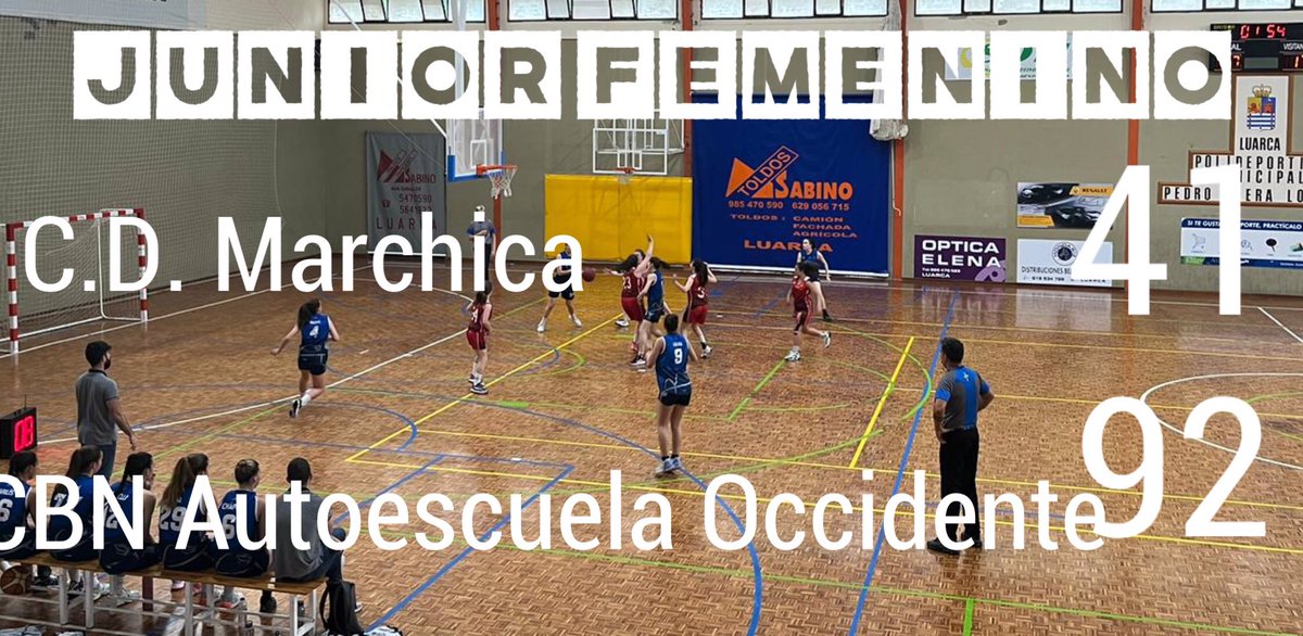 CBNavia's tweet photo. #Resultado #JuniorFem #CopaAsturias #OrgullodeCantera #AutoescuelaOccidente @cdmarchica https://t.co/8gn1XivVxE